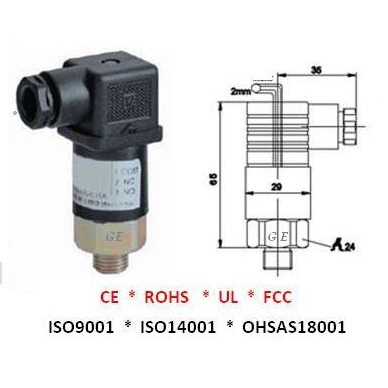 Adjustable Pressure Switch GE-208