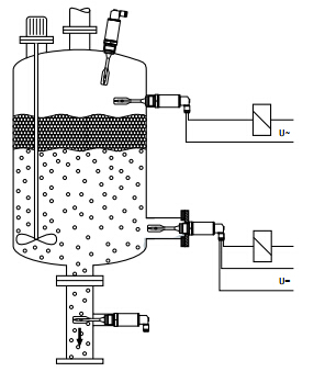 特氟龙PTFE耐腐蚀液位开关安装方式