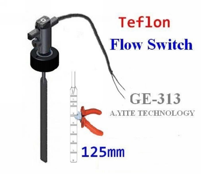 GE-313 PTFE Teflon Paddle Flow Switches