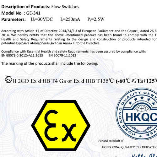 ATEX flame proof