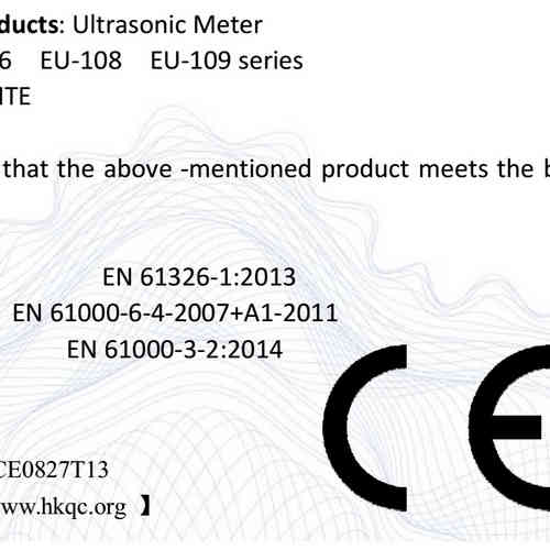CE Ultrasonic Flowmeter