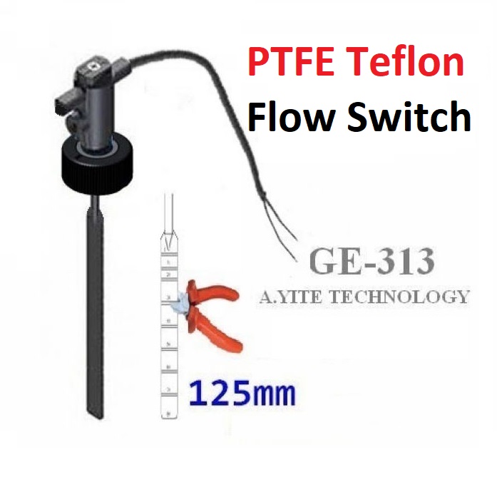 PTFE Teflon Paddle Flow Switch